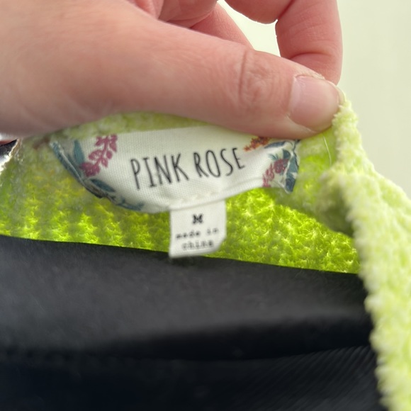 Lime Green Cozy Sweater - Picture 5 of 7